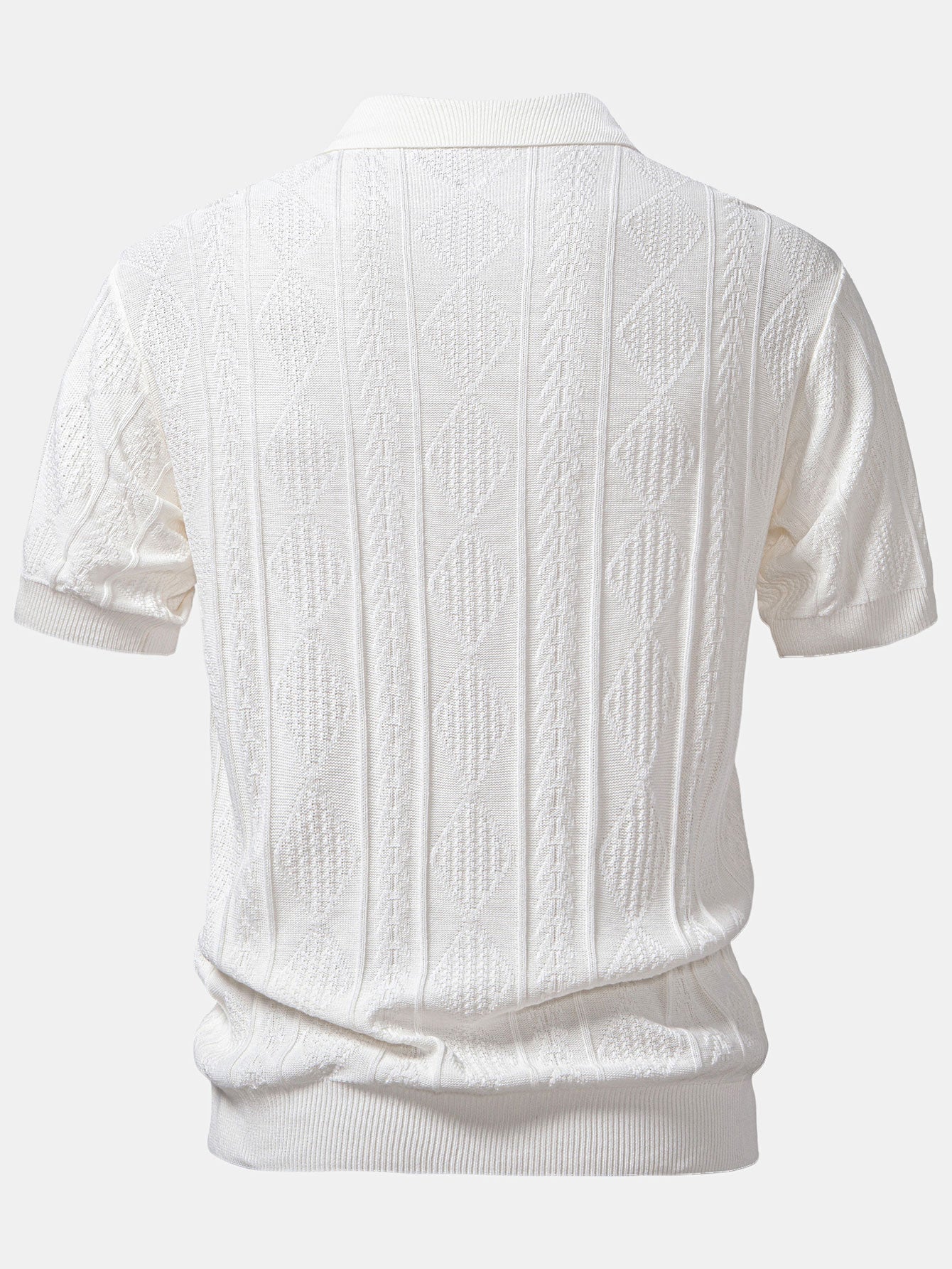 Helvano | Herren-Set Jacquard-Poloshirt &amp; Slim-Fit-Hose