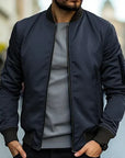 Helvano | Strukturierte Zip-Jacke für Herren