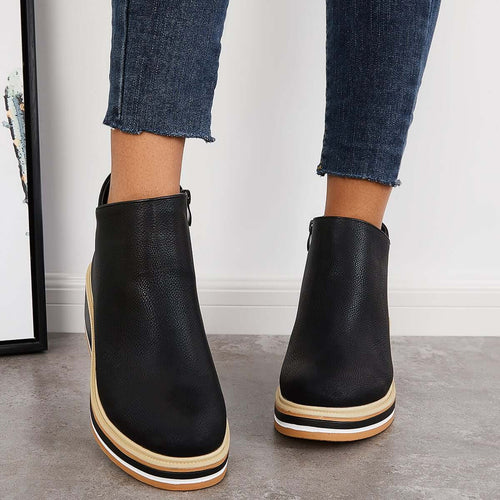 Helvano | Stiefelette mit Seitenreissverschluss für Damen
