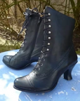 Helvano | Damen Lederstiefel mit Schnürung