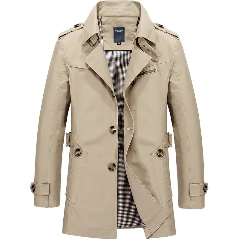 Helvano | Moderner Trenchcoat für Herren