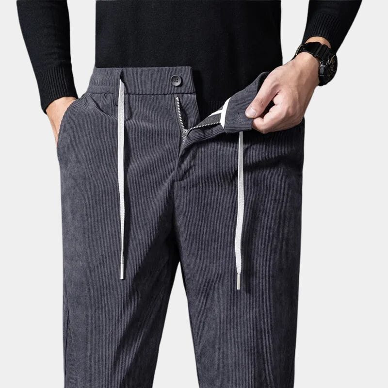 Helvano | Herren Cordhose mit Stretch-Bund