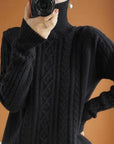 Helvano | Gestrickter Rollkragenpullover für Damen