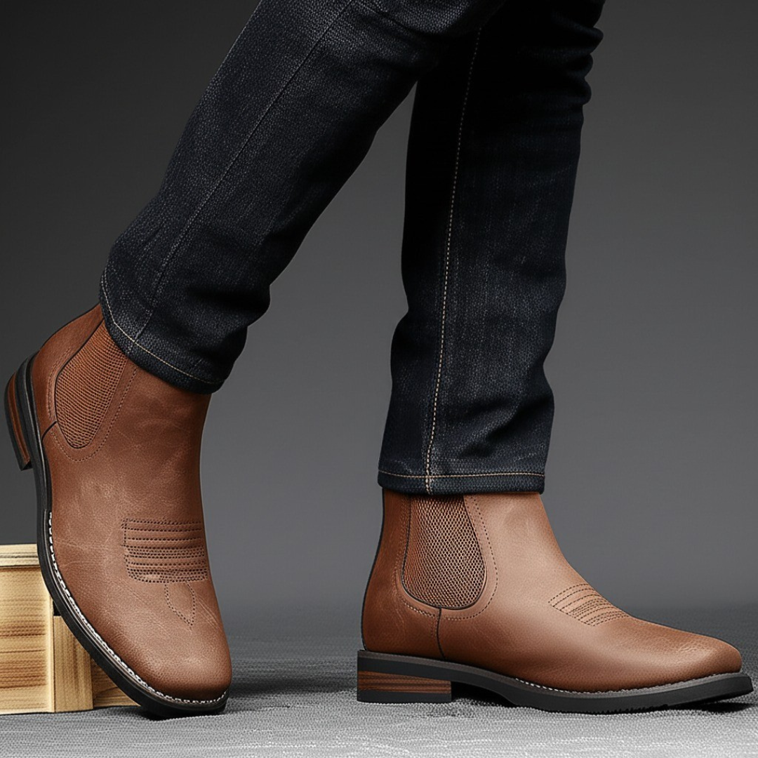 Helvano | Klassische Lederstiefel für Herren