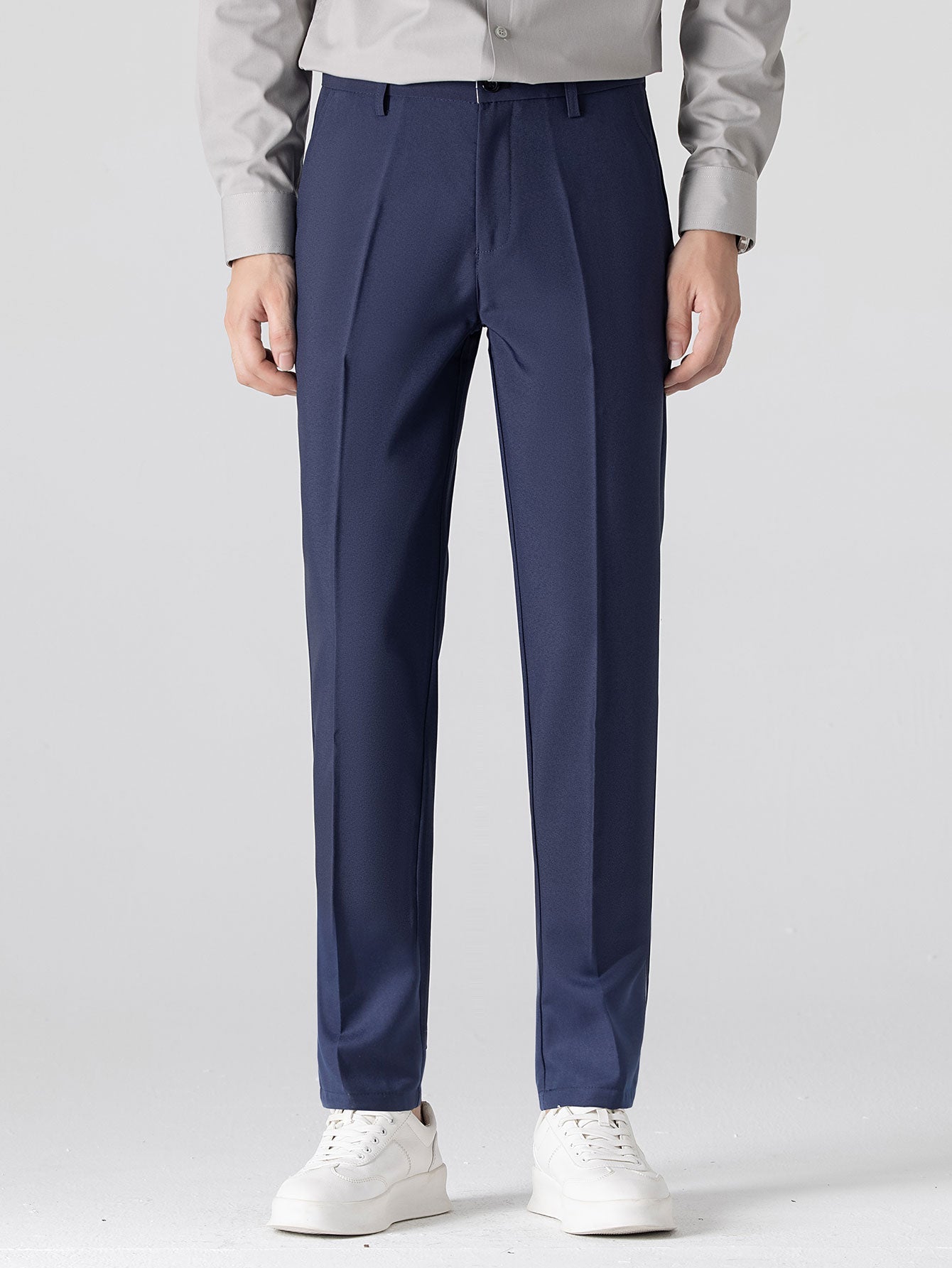 Helvano | Herren-Set gestreiftes Hemd &amp; Slim-Fit Hose