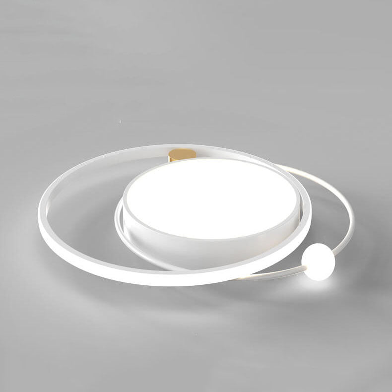 Helvano | Runde LED-Deckenleuchte flach aus Metall