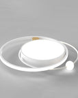 Helvano | Runde LED-Deckenleuchte flach aus Metall
