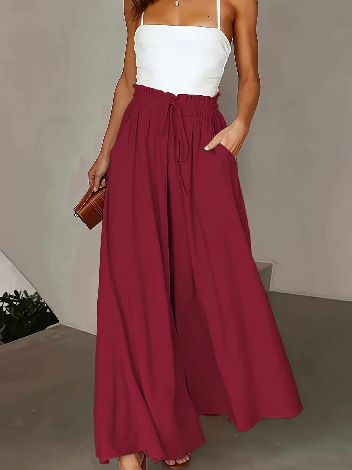 Helvano | Elegante Damenhose mit hohem Bund