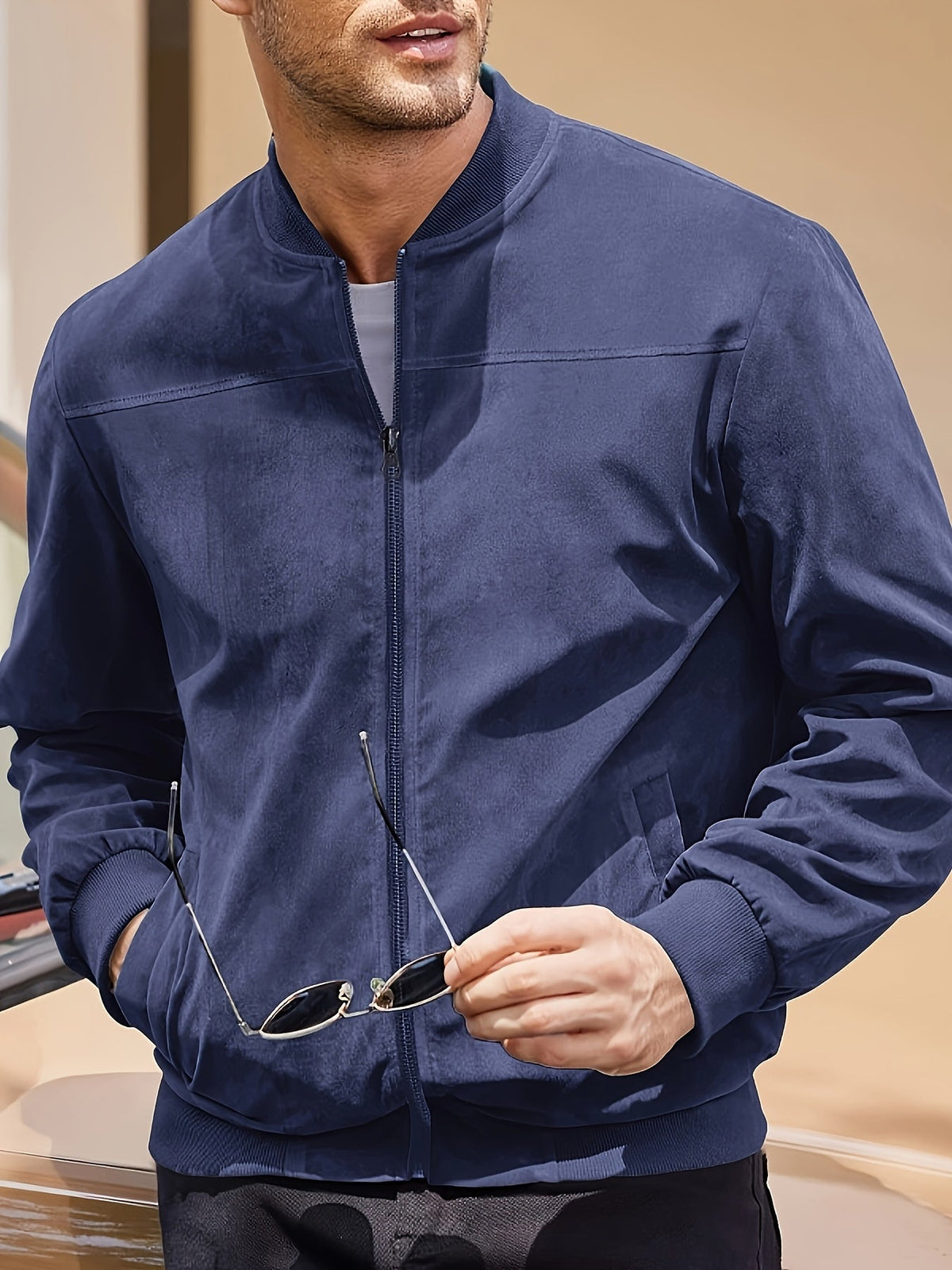 Helvano | Leichte Herren-Jacke mit Reissverschluss