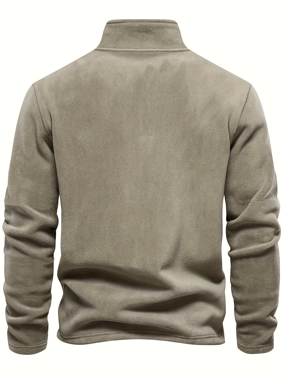 Helvano | Herren Strickpullover mit Stehkragen und Half-Zip