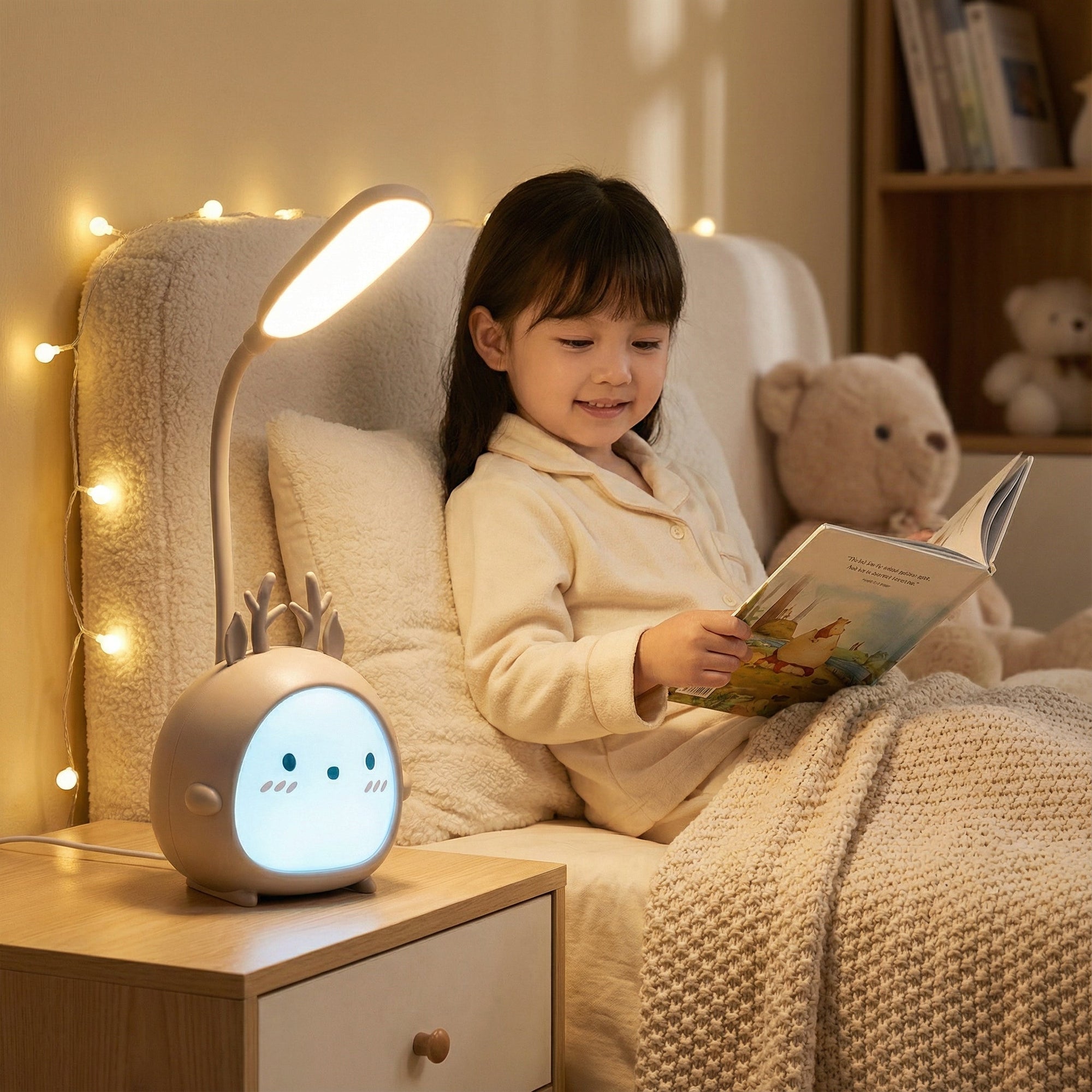 Helvano | LED-Tischlampe für Kinder mit flexiblem Arm