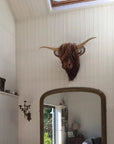 Helvano | Kuh Wandskulptur für die Wand