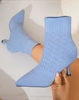 Helvano | Spitze Sock-Stiefeletten für Damen