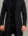 Helvano | Herrenjacke mit Revers und Knöpfen