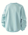 Helvano | Colorblock-Sweatshirt mit Rundhals für Herren