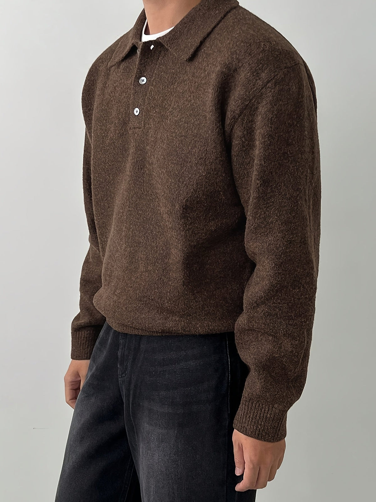 Helvano | Strickpullover mit Polokragen für Herren
