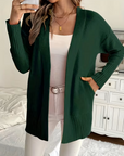 Helvano | Lockere offene Strickjacke für Damen