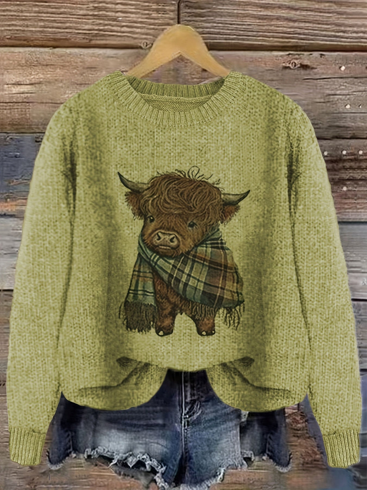 Helvano | Strickpullover mit Rundhalsausschnitt für Damen