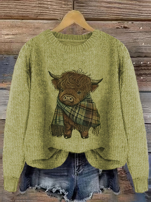 Helvano | Strickpullover mit Rundhalsausschnitt für Damen