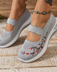 Helvano | Bestickte Blumen-Sneaker für Damen