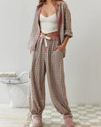 Helvano | Zweiteiliger Pyjama für Damen aus Baumwolle