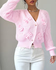 Helvano | Strickjacke mit Schleifendetail für Damen