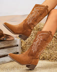 Helvano | Cowboystiefel mit Stickerei für Damen