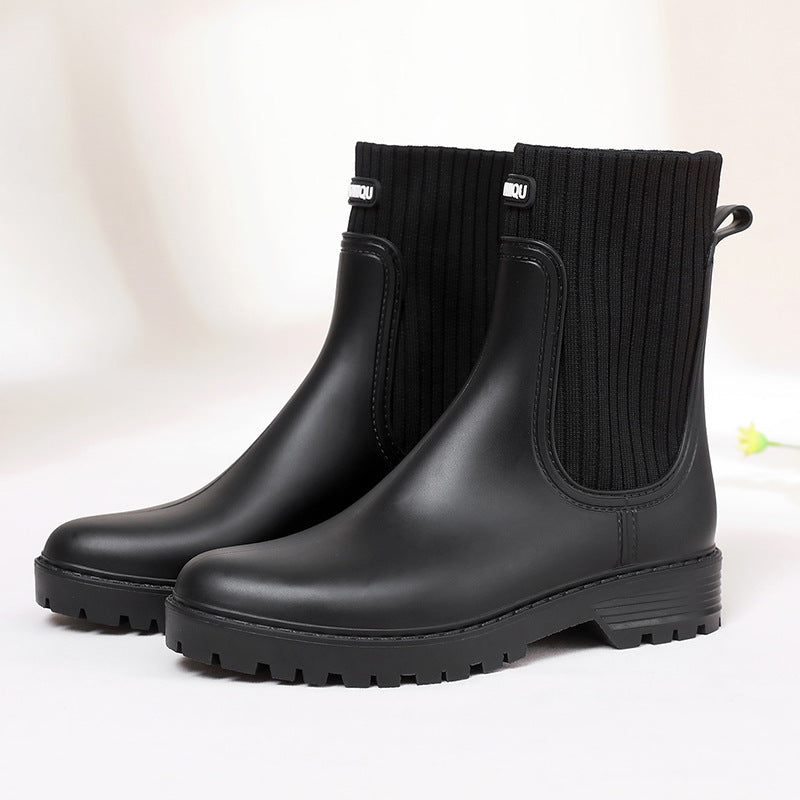 Helvano | Regenstiefel für Damen in Schwarz