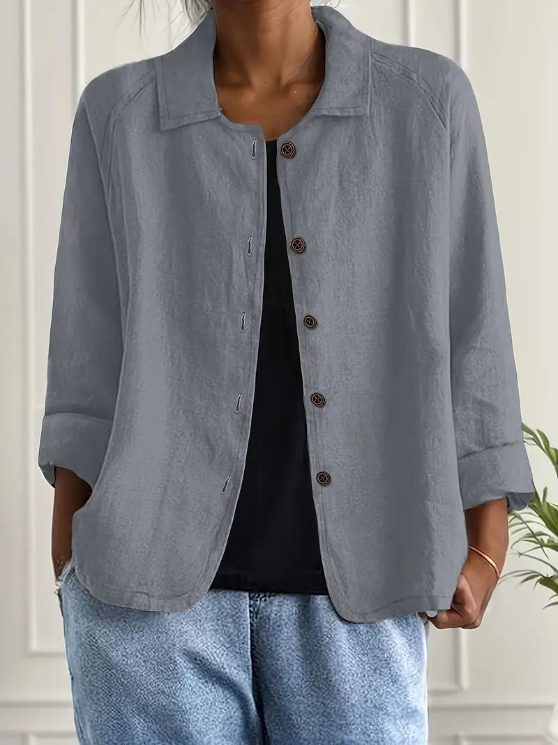 Helvano | Leichter Hemd-Cardigan für Damen