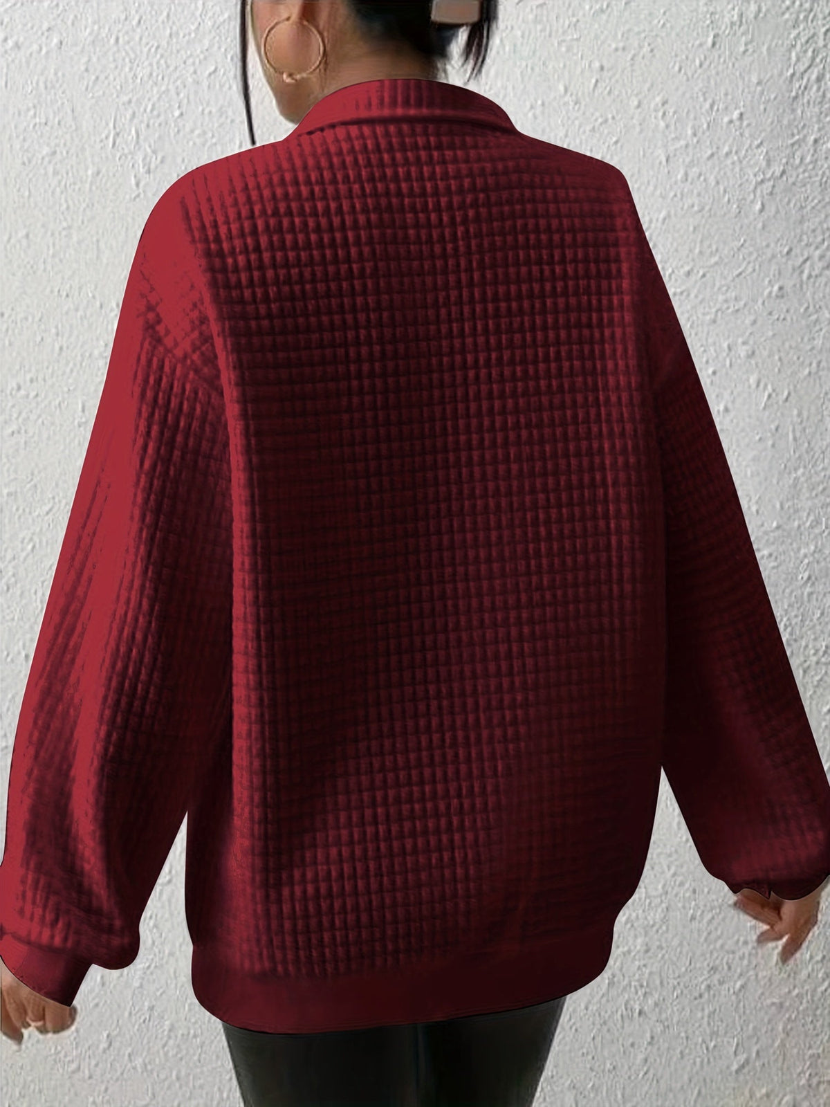 Helvano | Lockerer Half-Zip-Pullover für Damen