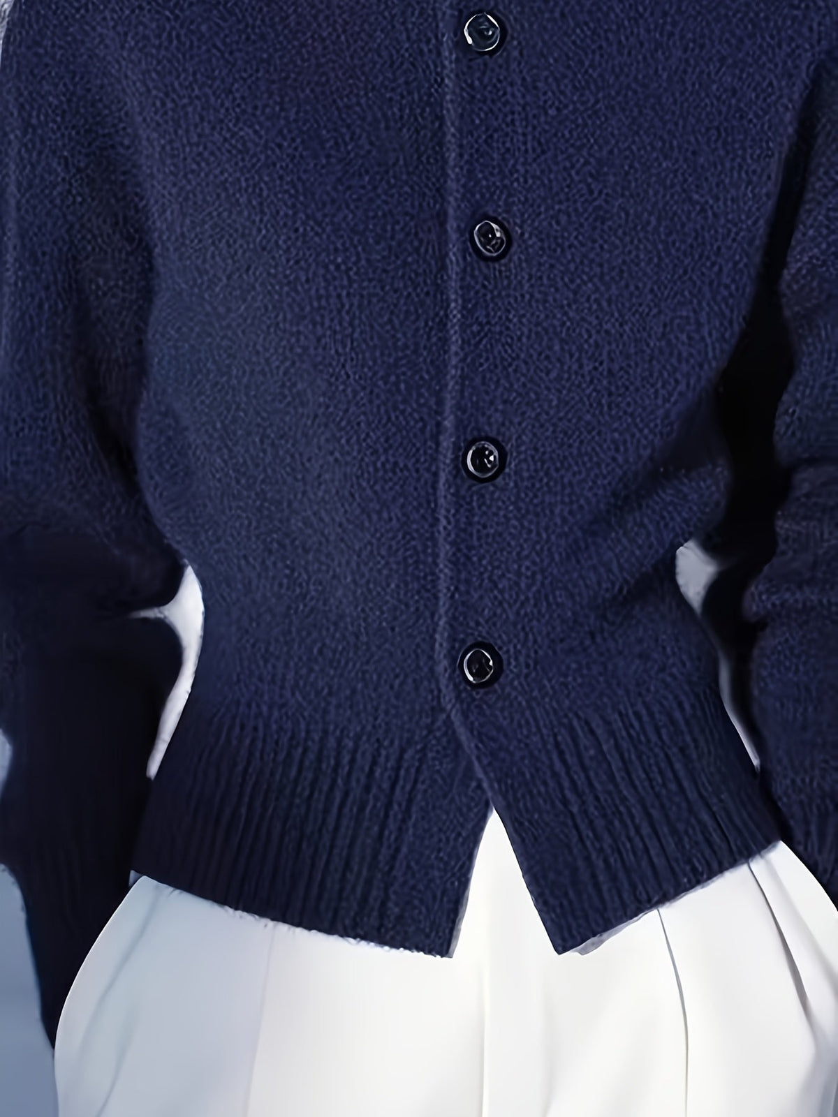 Helvano | Strickjacke mit Stehkragen für Damen