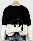 Helvano | Damen-Pullover mit Animal-Print