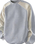 Helvano | Colorblock-Sweatshirt mit Rundhals für Herren