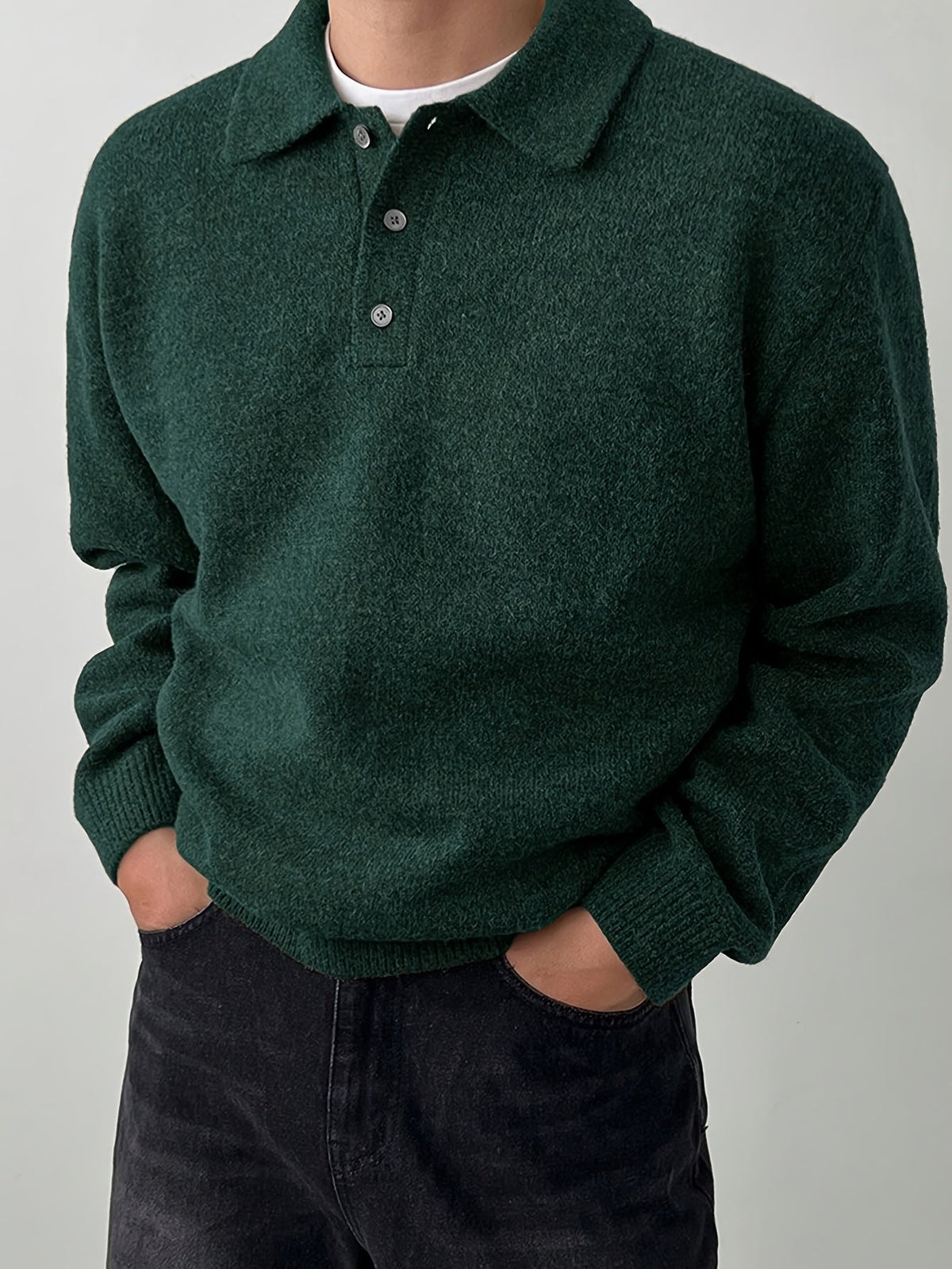 Helvano | Strickpullover mit Polokragen für Herren