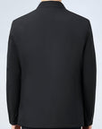 Helvano | Herren Blazer mit Reverskragen und Reissverschluss