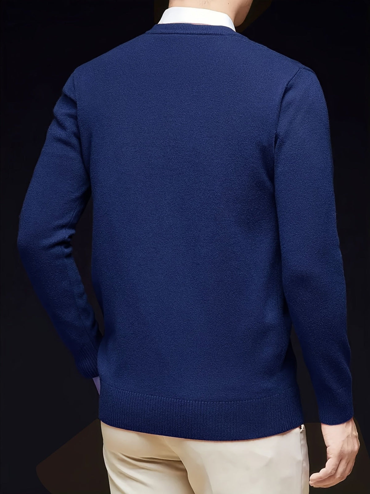 Helvano | Herren Strickpullover mit V-Ausschnitt
