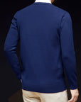 Helvano | Herren Strickpullover mit V-Ausschnitt