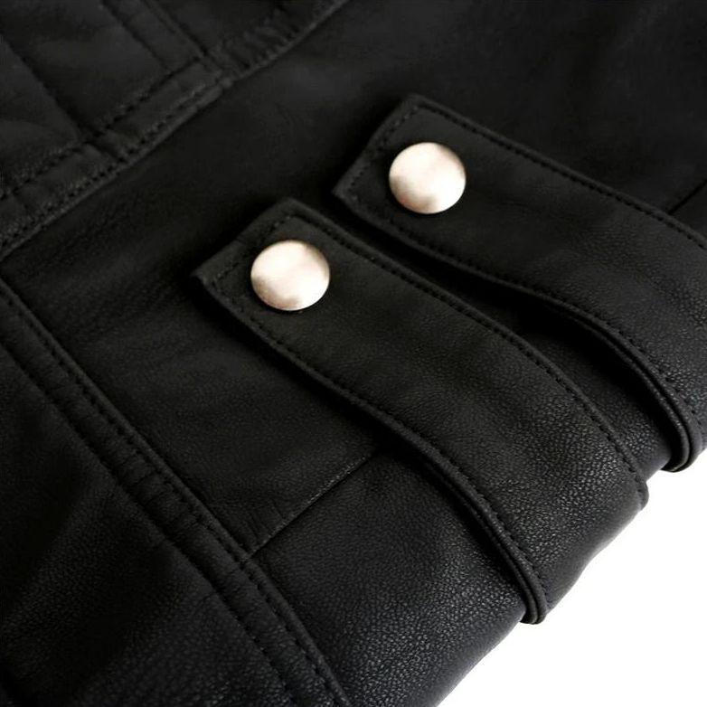 Helvano | Lederjacke für Herren in Schwarz