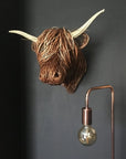 Helvano | Kuh Wandskulptur für die Wand