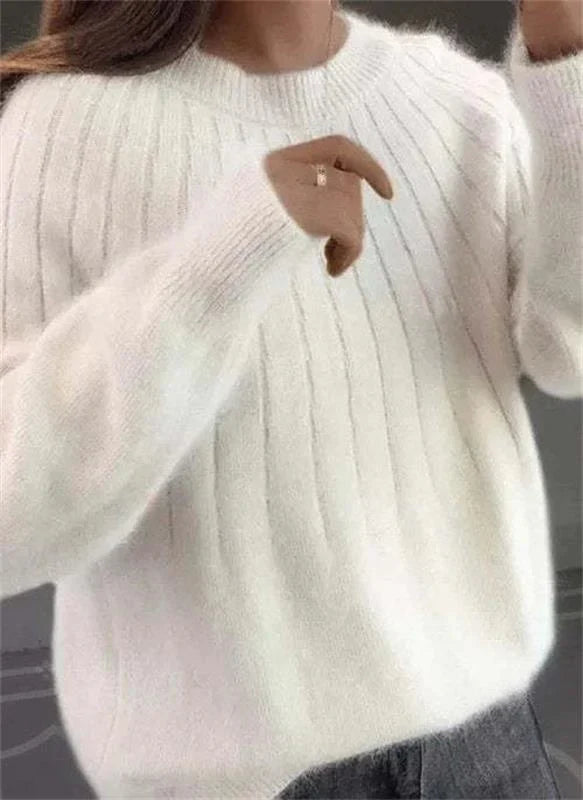 Helvano | Flauschiger Strickpullover für Damen