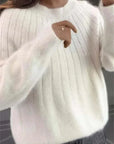 Helvano | Flauschiger Strickpullover für Damen