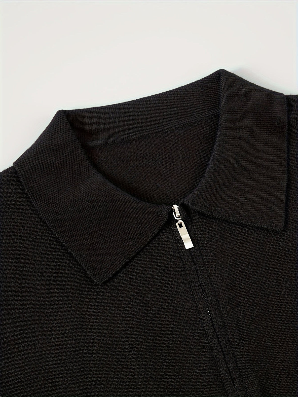 Helvano | Strickpullover mit Polokragen und Zip für Herren