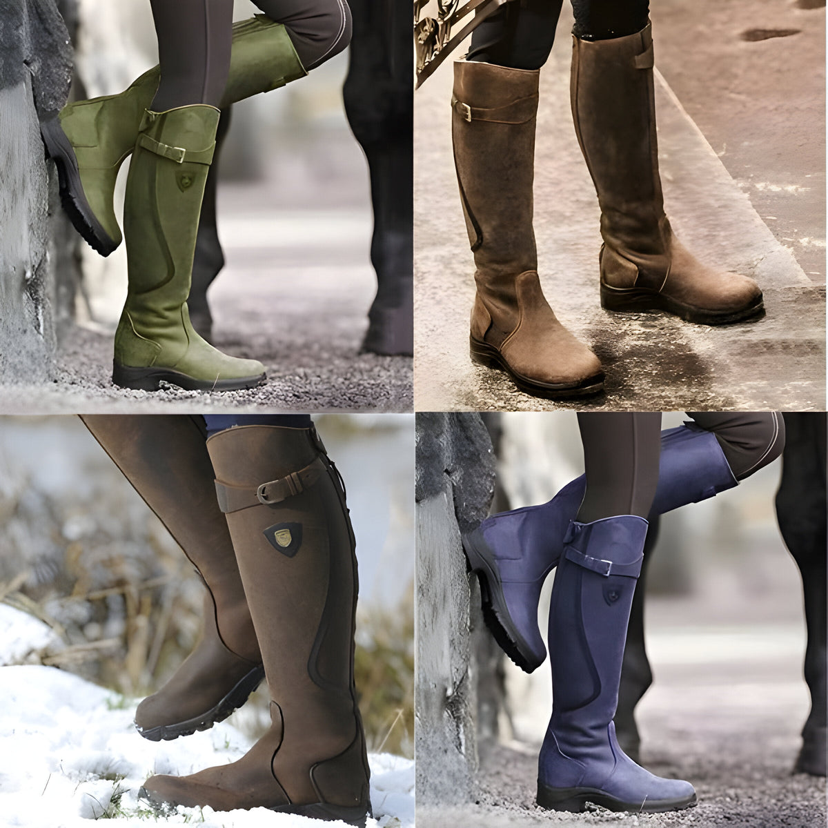 Helvano | Damenstiefel mit Gürtel
