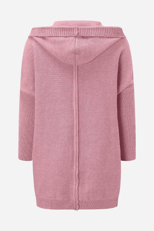 Helvano | Oversized Strickjacke mit Kapuze für Damen