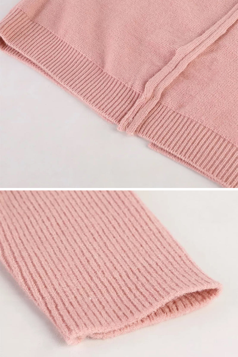 Helvano | Oversized Strickjacke mit Kapuze für Damen