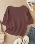 Helvano | Lockerer Lochstrick-Pullover für Damen