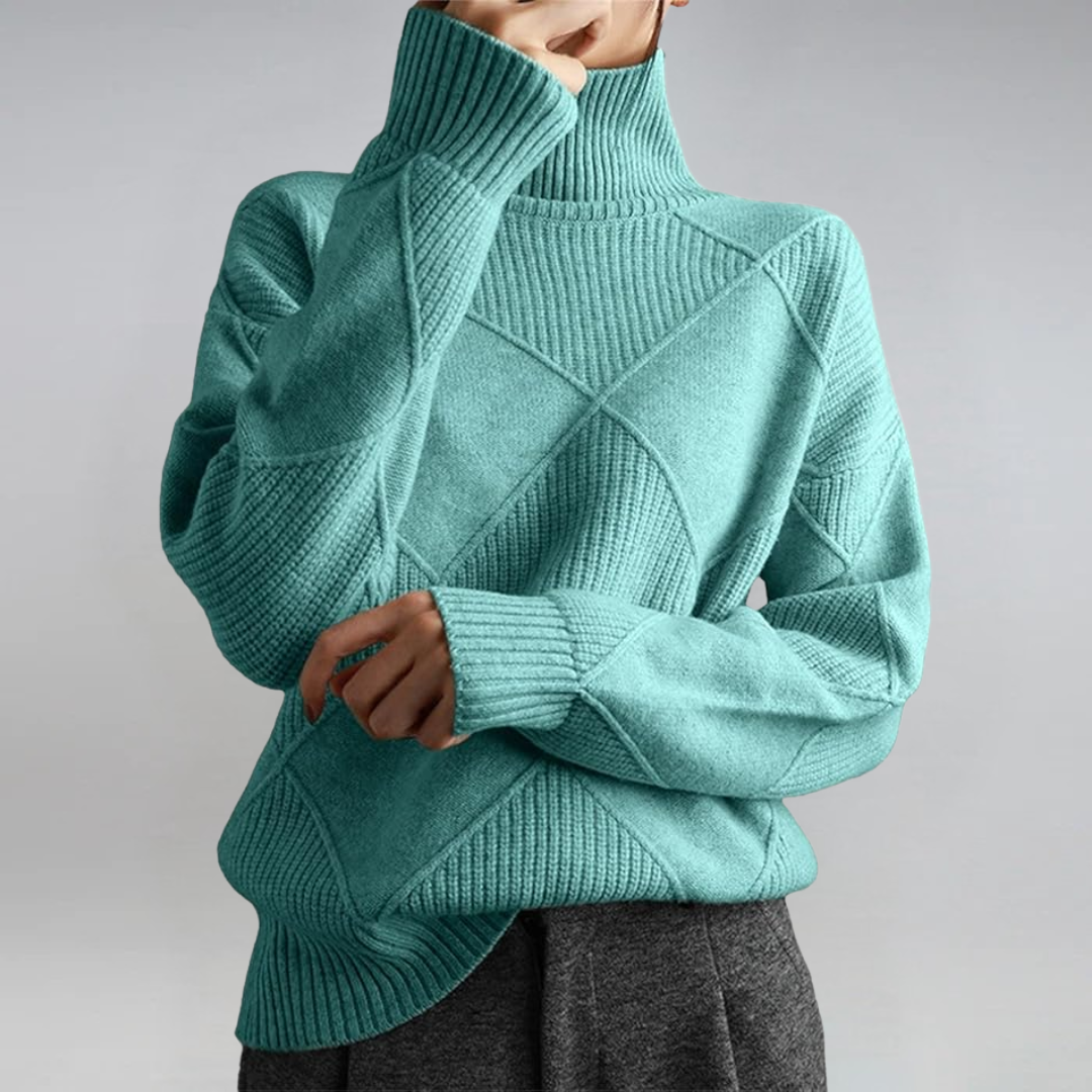 Helvano | Oversized Rollkragenpullover für Damen