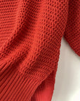 Helvano | Strukturierter High-Low-Pullover für Damen