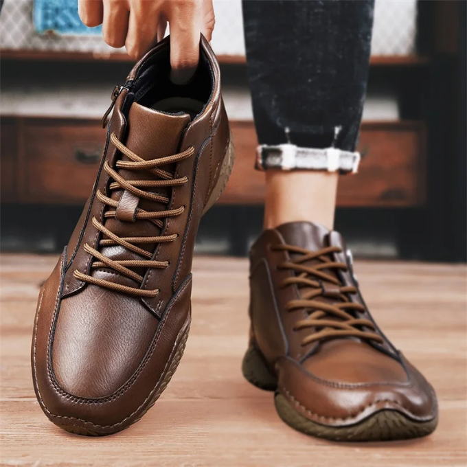 Helvano | Robuste Lederstiefel für Herren