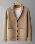 Helvano | Herren Strickjacke mit Knopfleiste